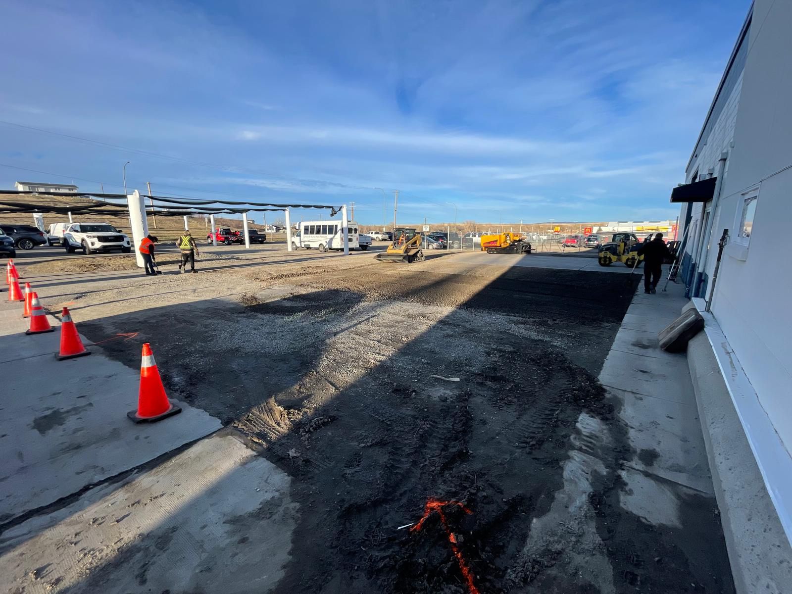 Excavation and site preparation