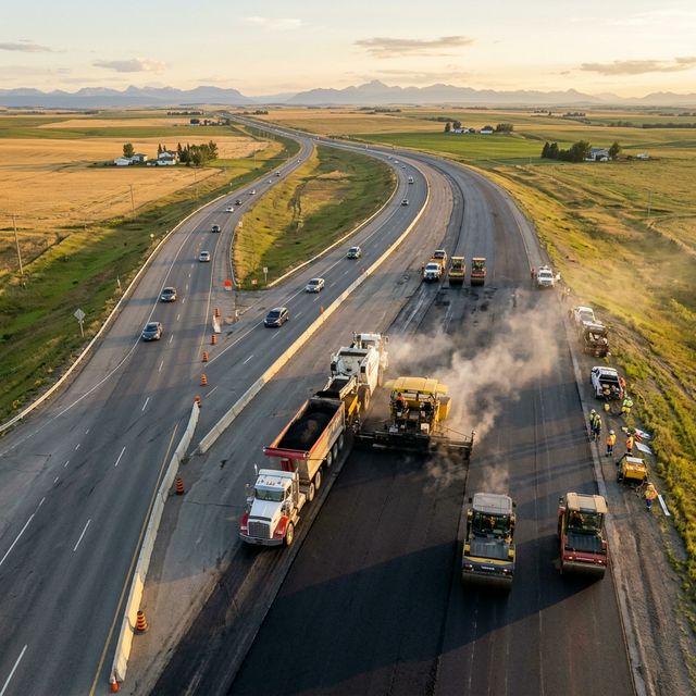 Road construction